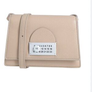 Maison Martin Margiela Beige Leather Crossbody Bag -  Women's Shoulder Bag